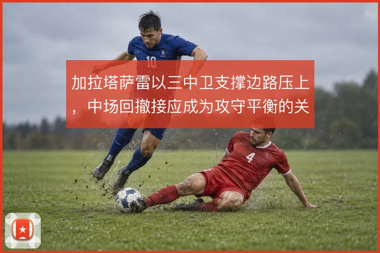 加拉塔萨雷以三中卫支撑边路压上，中场回撤接应成为攻守平衡的关键